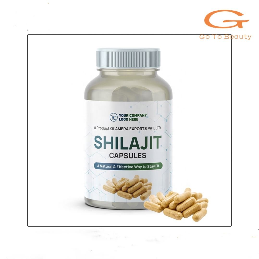 Gotobeauty Custom Logo Possible for Healthcare Supplement Assured Quality Pure & Natural Himalayan Shilajit Herbal Capsules