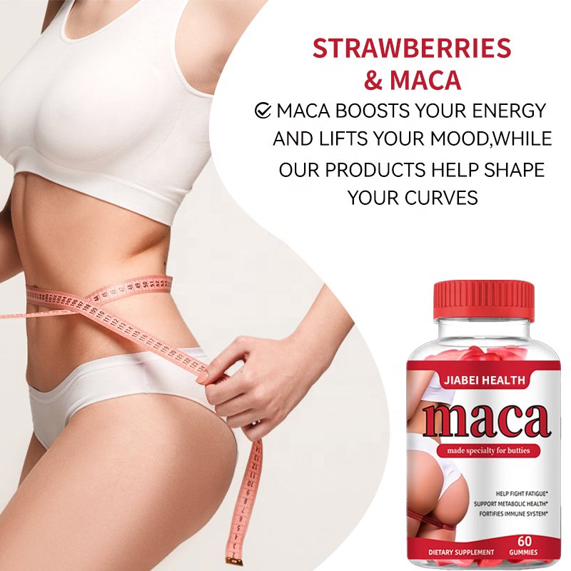 MACA OEM Gummy Ashwagandha Maca Root Maca Gummies Healthcare Supplement Private Label Women Men Gummies Tongkat