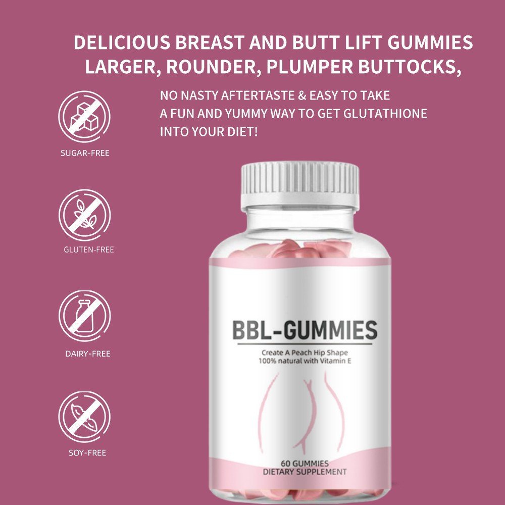 Food Supplement Maca Original Hip Buttock And Breasts Vegan Butt Enhancement Private Label Breast Bbl Gummies