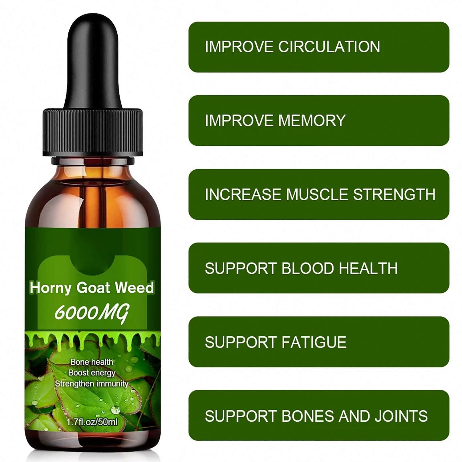 Horny Goat Weed drops Wholesale Oil Epimedium Drops Immune Booster For Healthcare Supplements