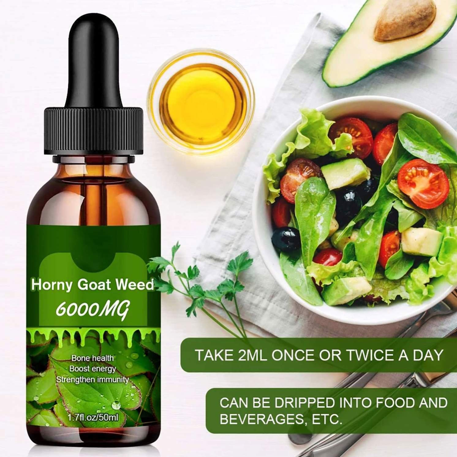 Horny Goat Weed drops Wholesale Oil Epimedium Drops Immune Booster For Healthcare Supplements