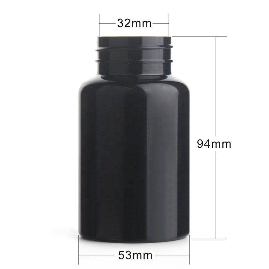 Custom Biodegradable packaging PET Plastic Bottle for pill gummy vitamins Healthcare Supplement container