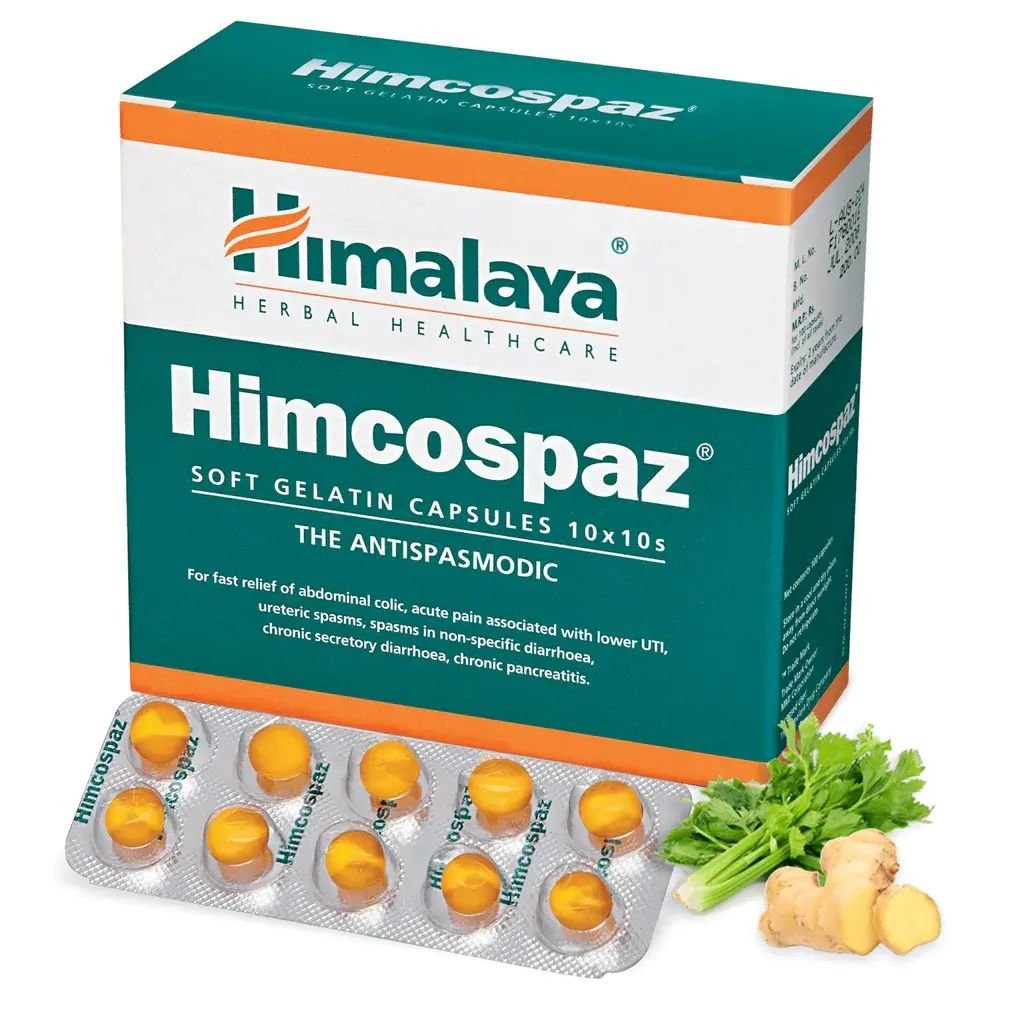Most Selling Healthcare Supplements Himalaya Himcospaz Capsules Available for Export from India Manufacture for Export
