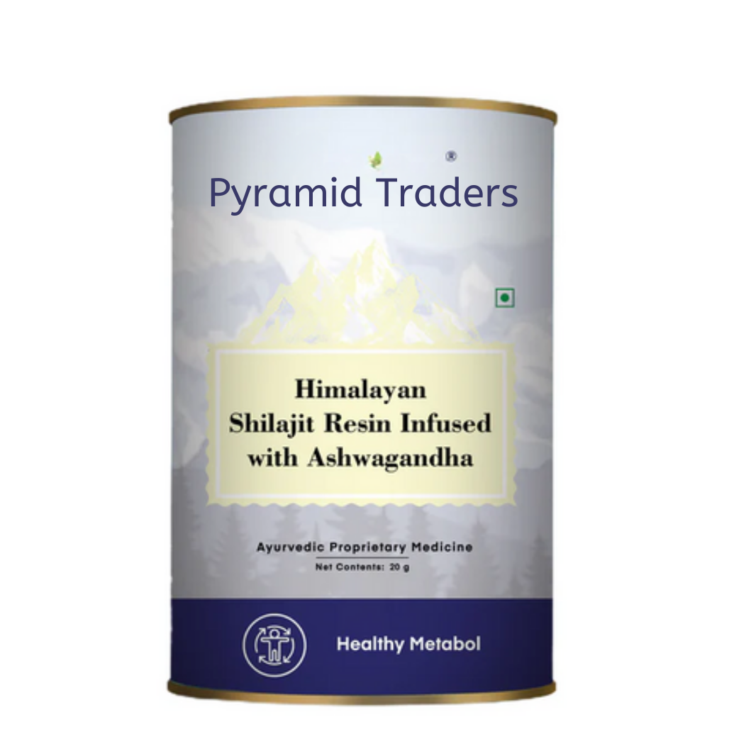 Himalayan Shilajit Resin Infused With Ashwagandha 20gram 100% Pure Manage Stress Improve Immunity Relieve Fatigue Weakness