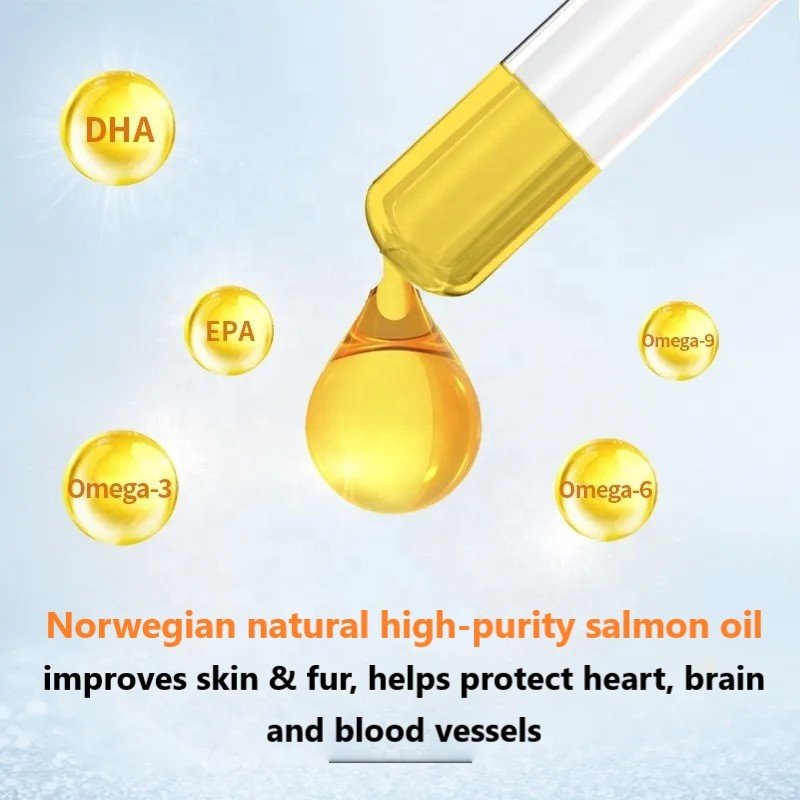 Customize cat dog pet milk joint hair probiotics health care nutrition multi vitamin Softgel liquid Cat supplement for pet
