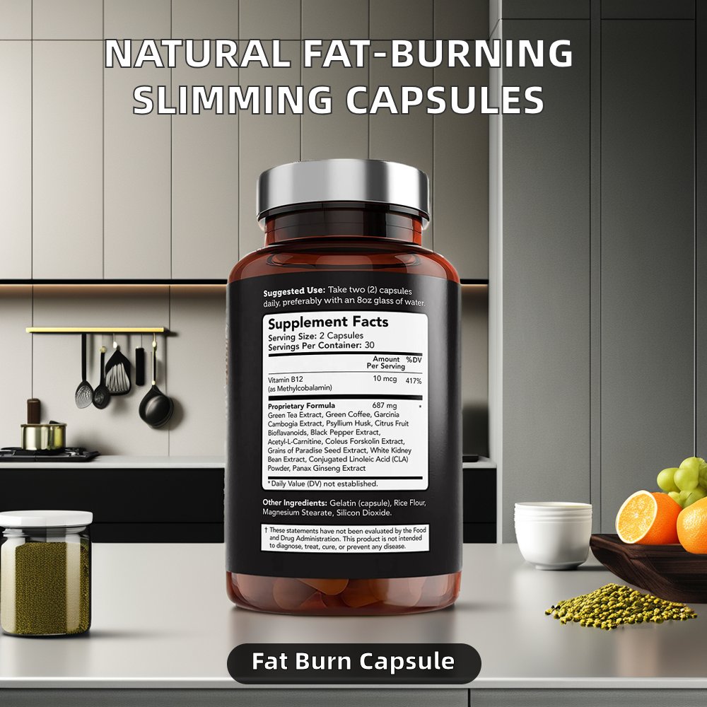 Wholesale Slimming Capsule with Natural Ingredients Health Burning Fat Supplement OEM capsule Adults Not Children Pregnant Women