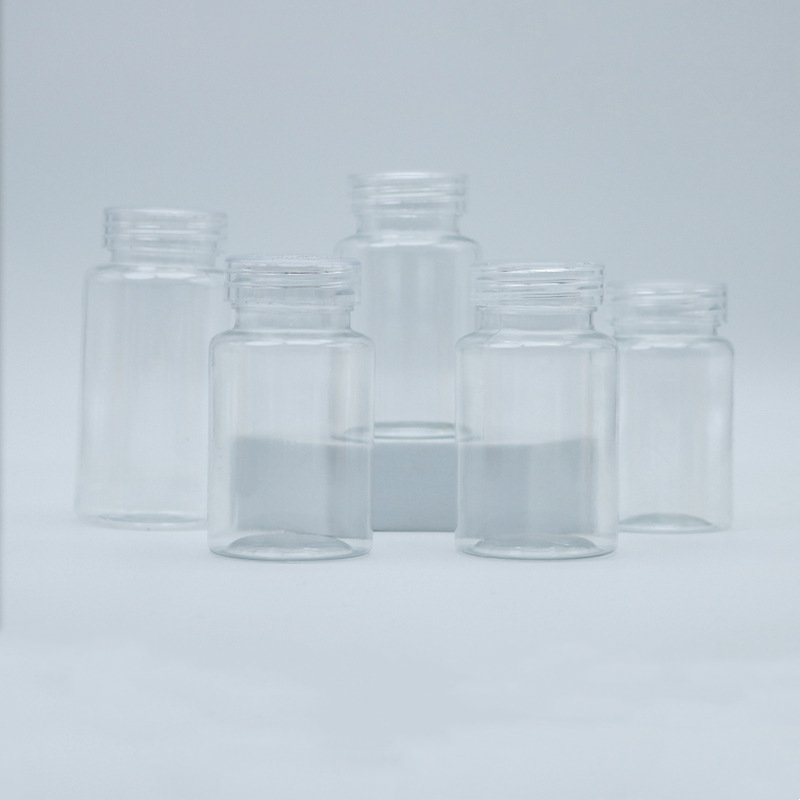 PET Plastic Bottle Nutrition Healthcare Dietary Fiber Herbal Supplement Capsule Bottle Container Vitamin Pill Bottles with CR