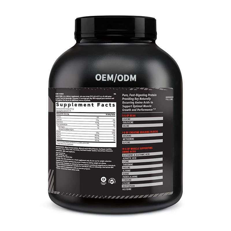 OEM Healthcare Supplement Whey Protein Powder For Muscle Building
