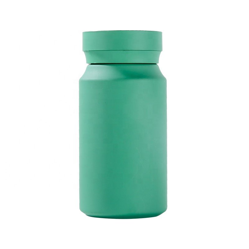 IN STOCK Green PET Vitamin Jar Plastic Bottles For Capsule Holder Supplements Healthcare Tablet Supplement Container