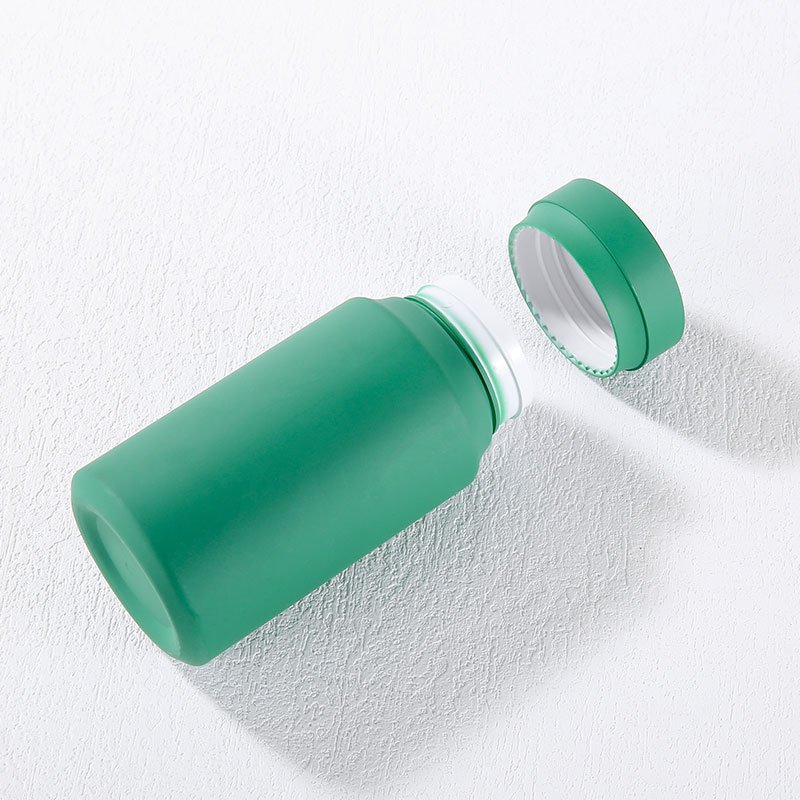 IN STOCK Green PET Vitamin Jar Plastic Bottles For Capsule Holder Supplements Healthcare Tablet Supplement Container