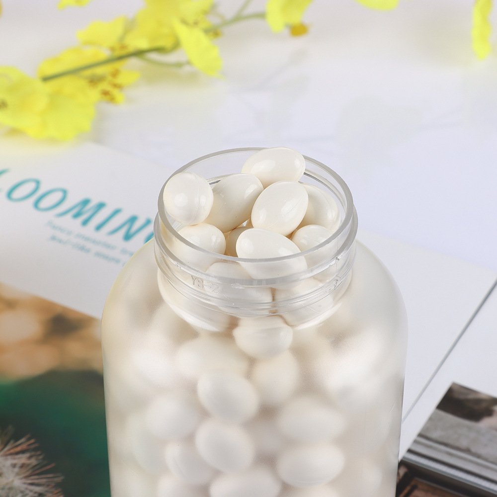 300ml 500ml Pet Transparent Supplement Pill Clear Plastic Healthcare Capsules Bottle