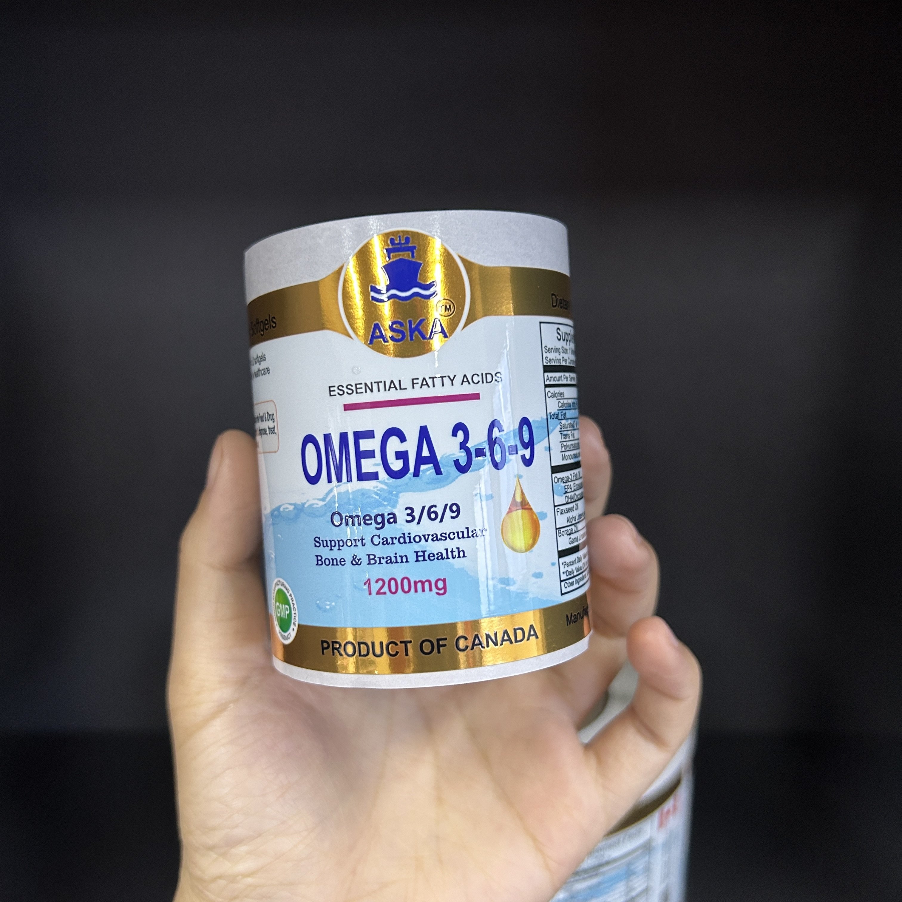 Customize Bulk Powder Protein Supplement bottle sticker Private Label Printing Adhesive Bright Silver Bopp Labels For Bottle