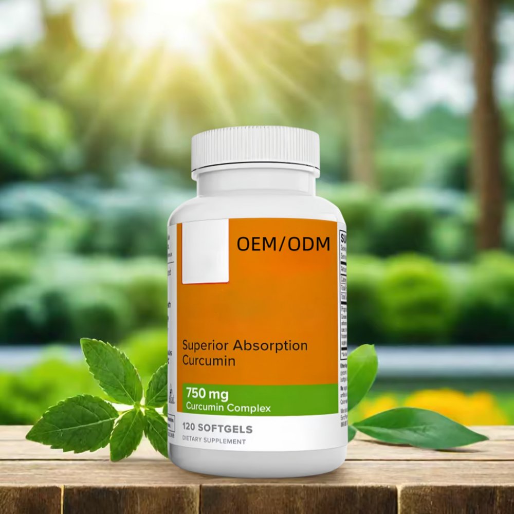 OEM supports body healthcare enhance absorption Curcumin softgels supplement softgels