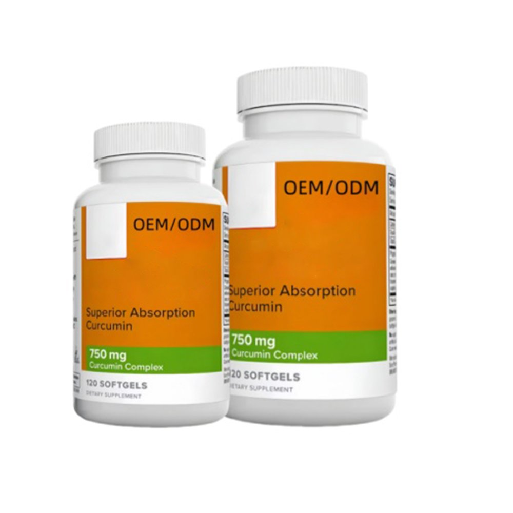 OEM supports body healthcare enhance absorption Curcumin softgels supplement softgels