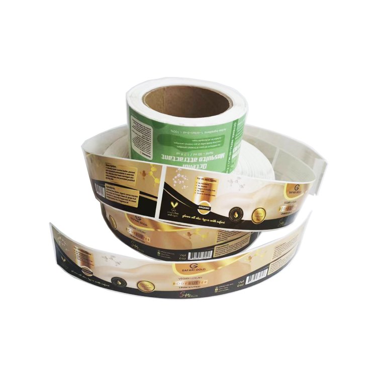 custom private water resistant printing roll healthcare supplement label sport nutrition label sticker