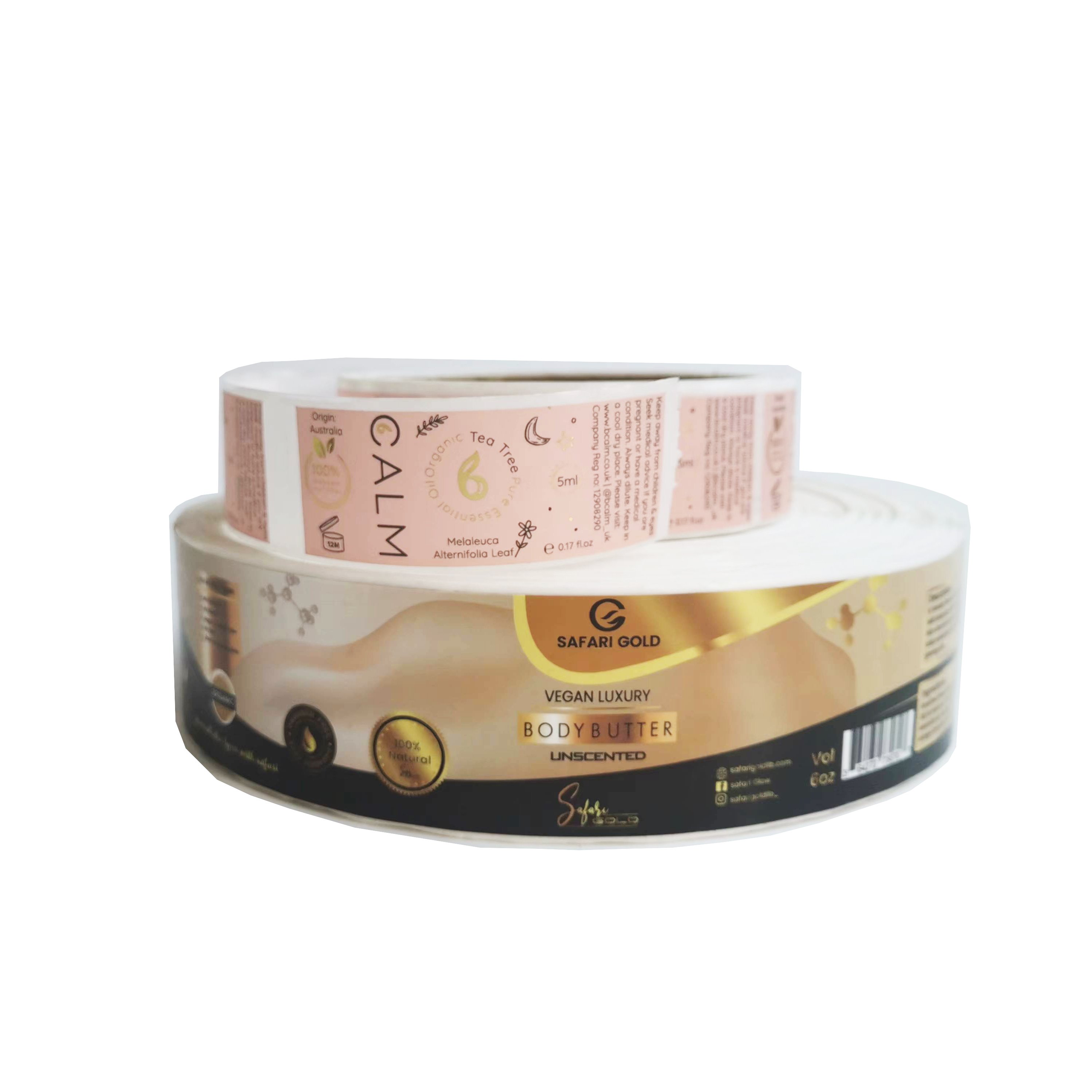 custom private water resistant printing roll healthcare supplement label sport nutrition label sticker