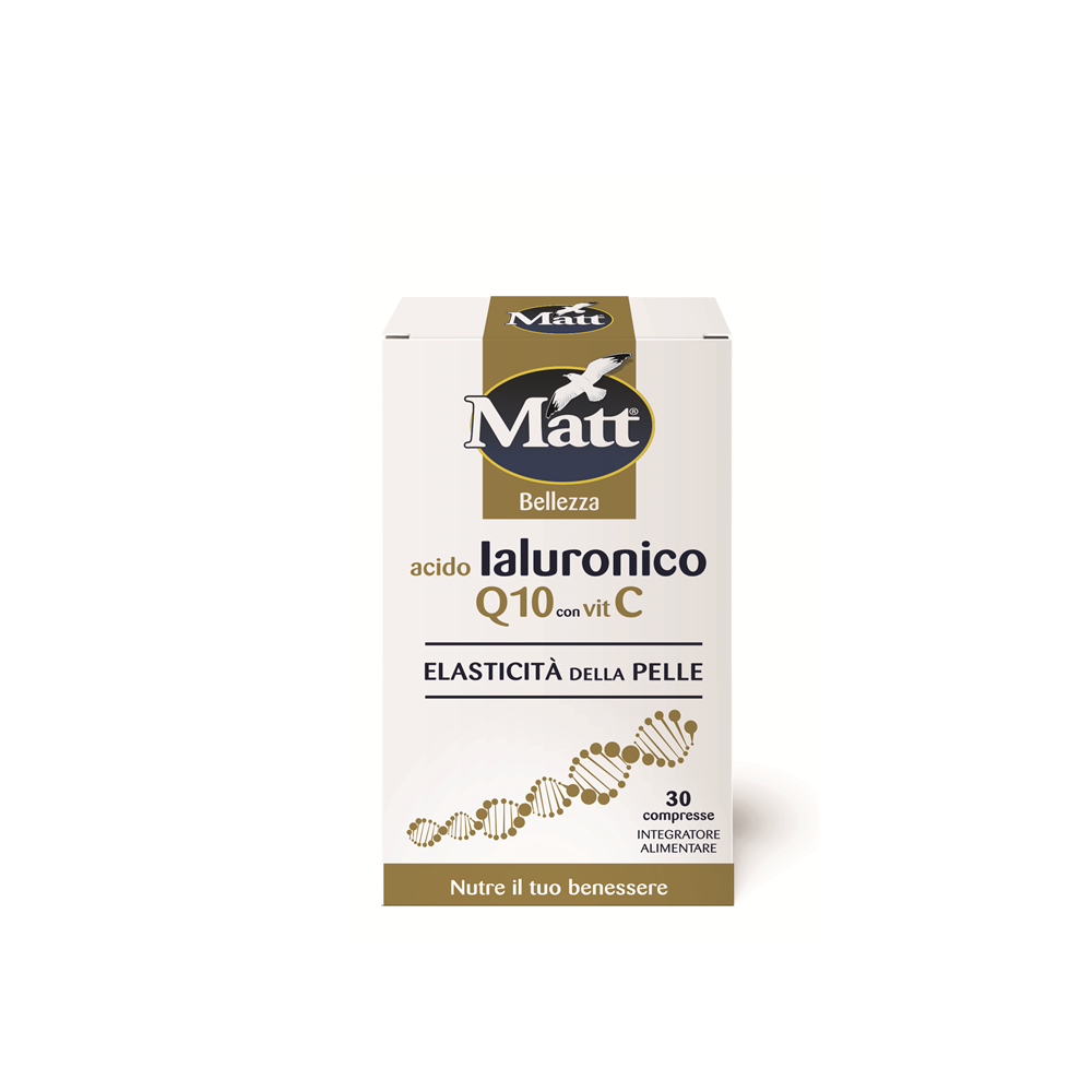 Italian Supplier Matt Q10 Hyaluronic Acid With Vitamin C Health Beauty Supplements Improve Skin Elasticity And Compactness