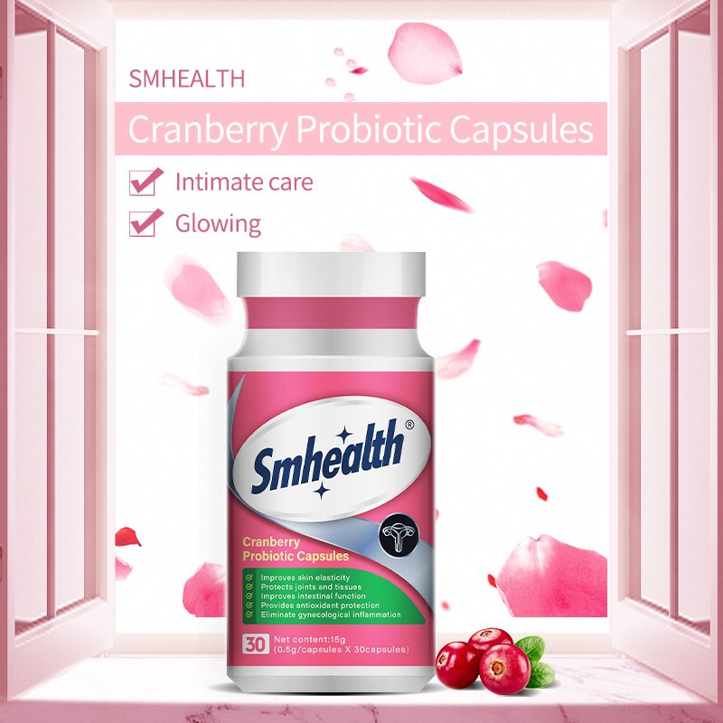 Health care products supplement food Wholesale OEM skin Probiotic capsule tablet pill cranberry probiotic capsules