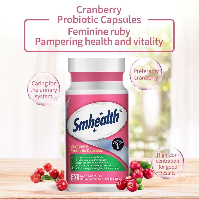 Health care products supplement food Wholesale OEM skin Probiotic capsule tablet pill cranberry probiotic capsules