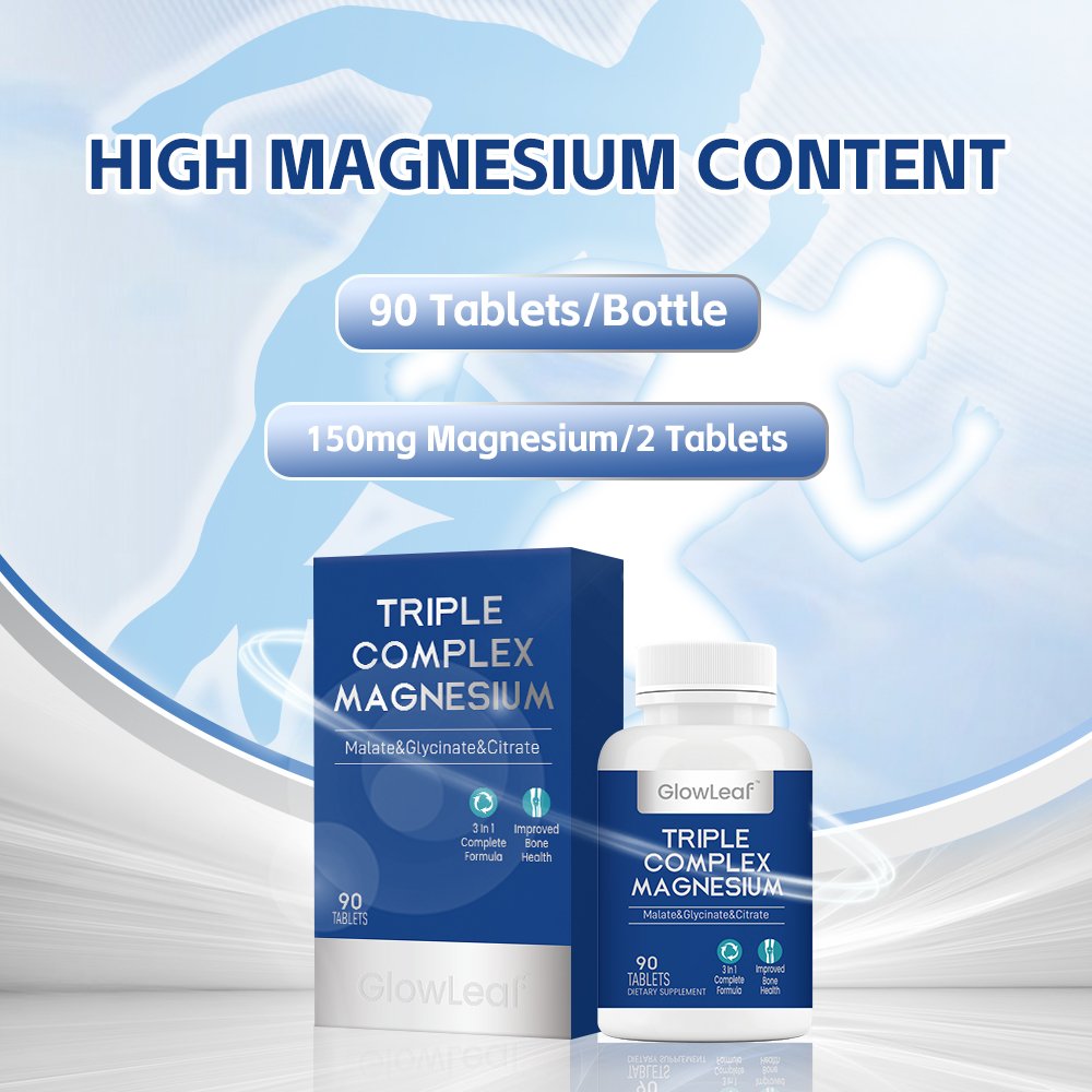 Sports Nutrition Healthcare supplements OEM Magnesium Glycinate Tablets Magnesium Glycinate Tablets For Sleep & Muscle