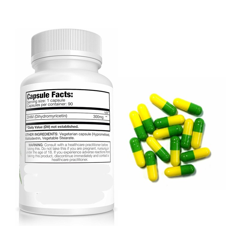 OEM Private Label Health Herbal Supplement Dihydromyricetin Capsules DHM Capsules