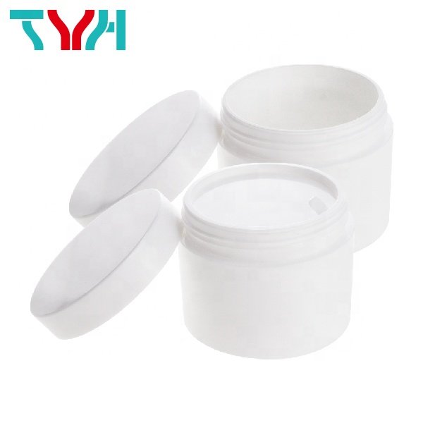 15ml-250ml PP Round Empty Double Wall Jar PP ABS Screwed Cap Lid Health Capsule Personal Care Healthcare Supplement (PB Series)