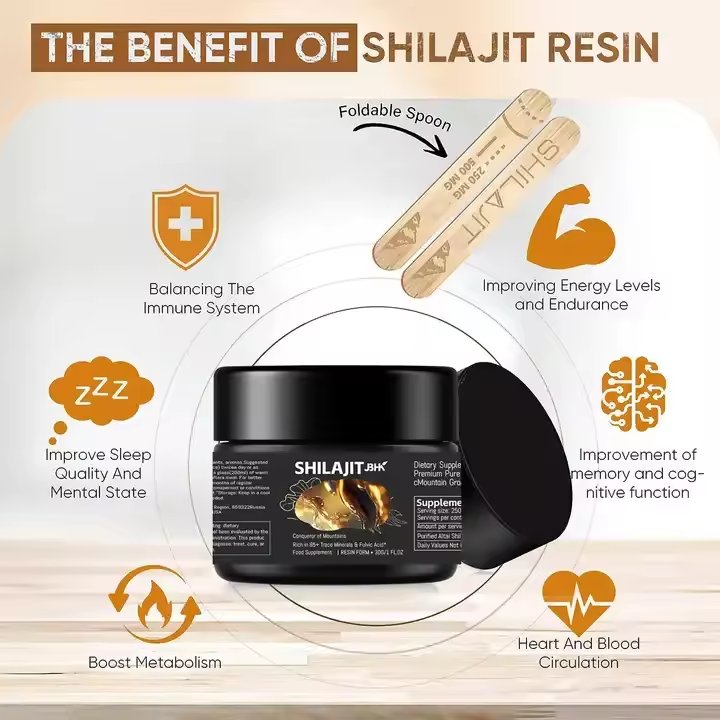 OEM ODM Private Label Shilajit Resin Natures Balance Health Dietary Supplement Shilajit Products