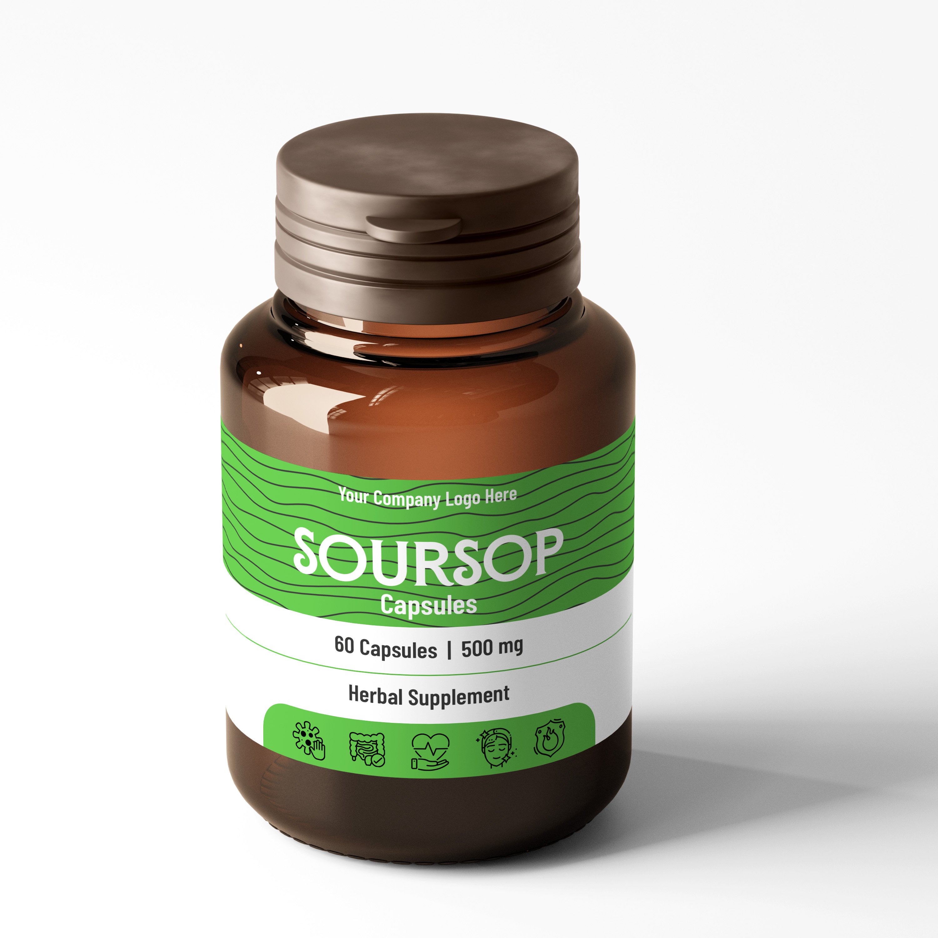 100% pure organic soursop leaf extract Free sample Boost immunity enhance mood provide antioxidant support cell regeneration