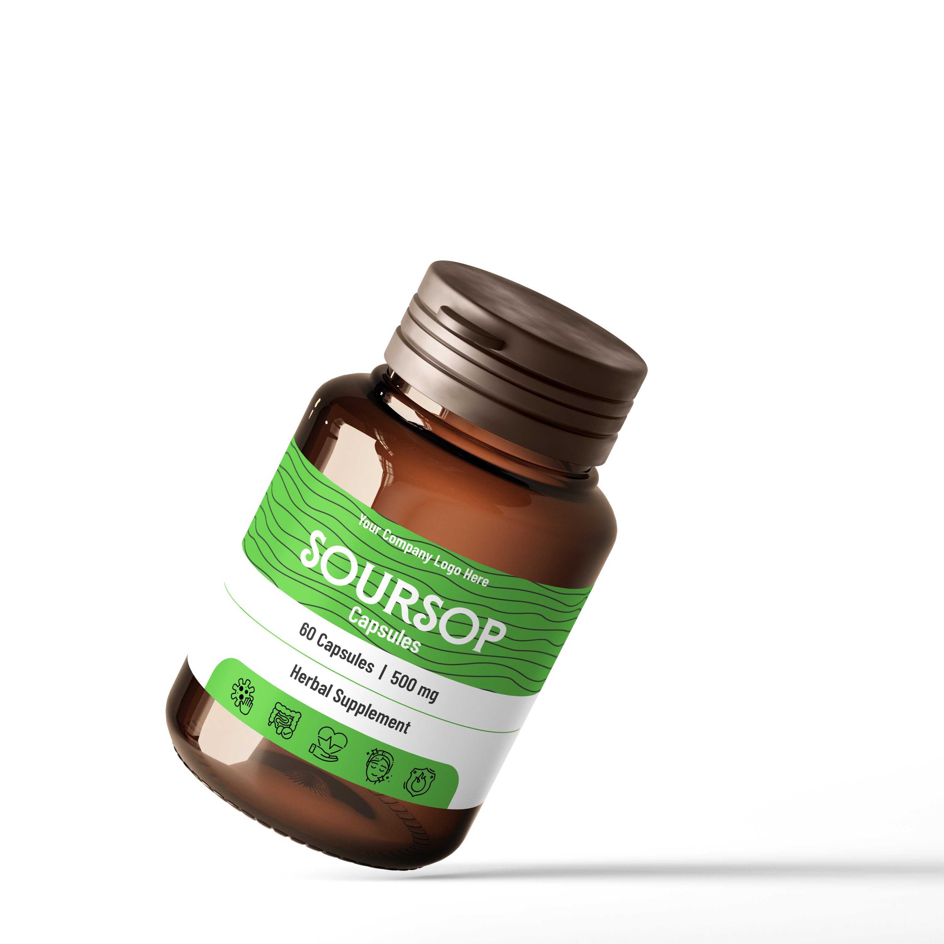 100% pure organic soursop leaf extract Free sample Boost immunity enhance mood provide antioxidant support cell regeneration
