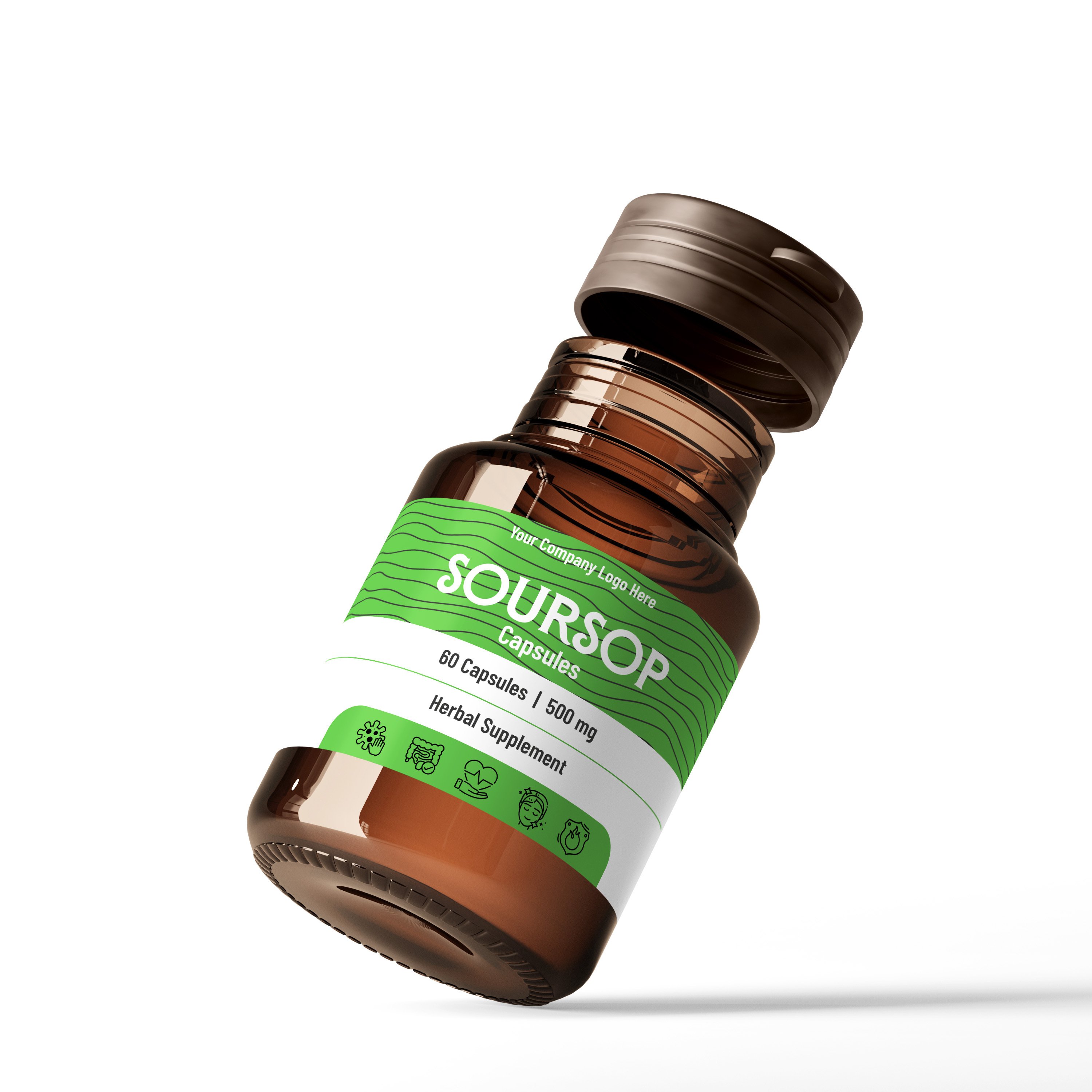 100% pure organic soursop leaf extract Free sample Boost immunity enhance mood provide antioxidant support cell regeneration