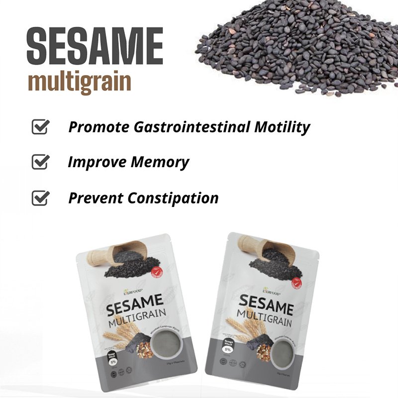 Favorable Price Natural Instant Beverage Charcoal Sesame Multigrain Nutritional Powder with Right Choice for Health