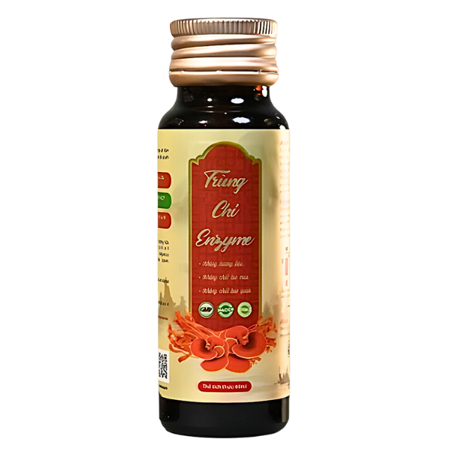 Healthcare Trung Chi Enzyme Cordyceps And Ganoderma Mushrooms Enzyme Drink Good For Health Rich Minerals High Quality
