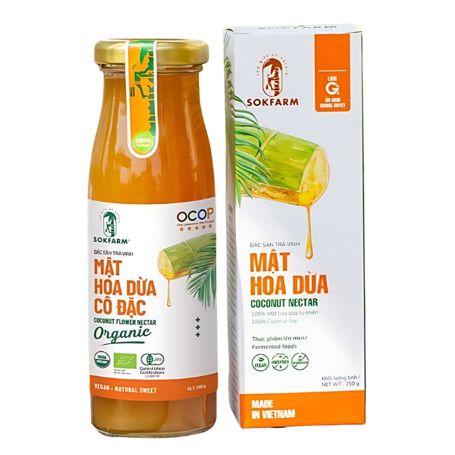 Top Selling Organic Concentrated Coconut Flower Nectar Healthcare Coconut Palm Nectar Natural Sweetness Vegan Rich Minerals