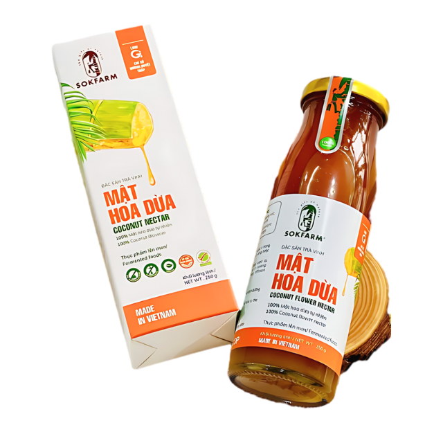 Top Selling Organic Concentrated Coconut Flower Nectar Healthcare Coconut Palm Nectar Natural Sweetness Vegan Rich Minerals