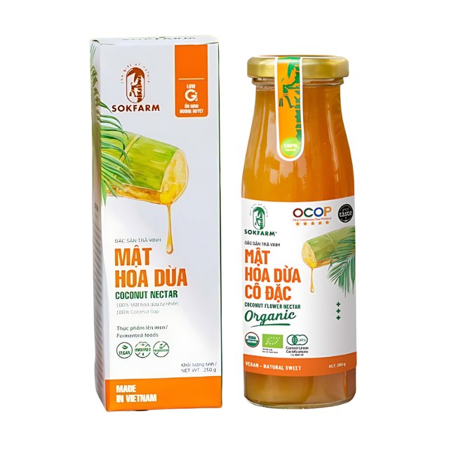 Top Selling Organic Concentrated Coconut Flower Nectar Healthcare Coconut Palm Nectar Natural Sweetness Vegan Rich Minerals