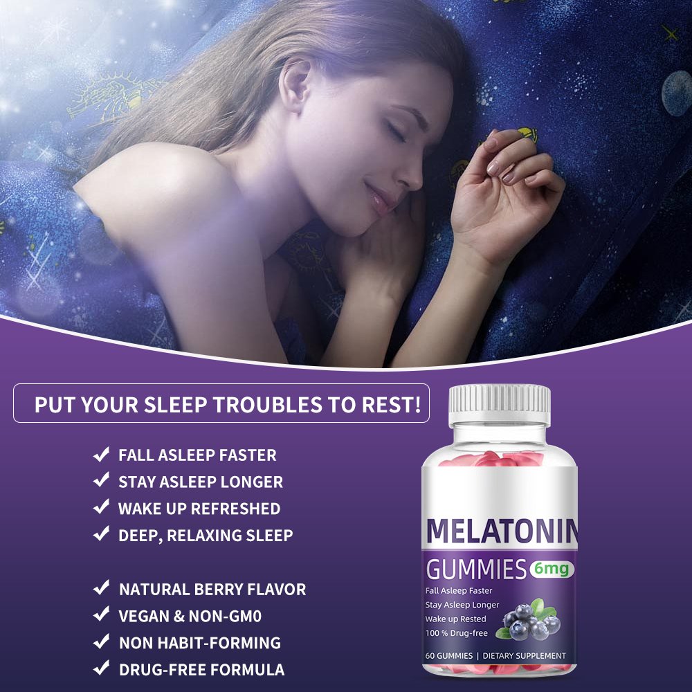 health supplement Melatonin powder sleep Melatonin gummies