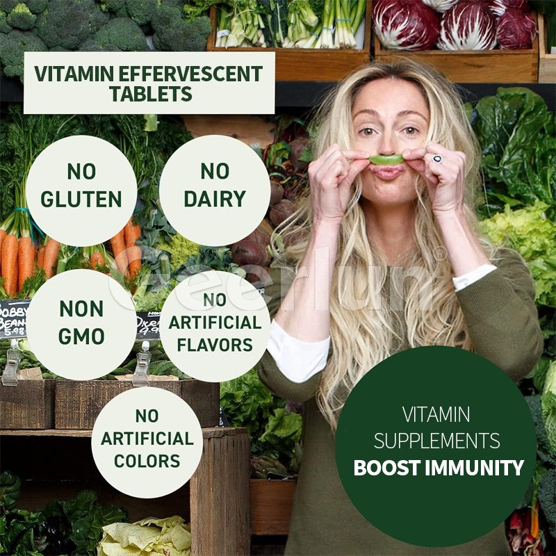 Hot New Product Vitamin Supplements Boost Immunity Enhance Metabolism Collagen Supplement Vitamin Effervescent Tablets