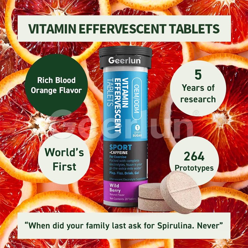 Hot New Product Vitamin Supplements Boost Immunity Enhance Metabolism Collagen Supplement Vitamin Effervescent Tablets