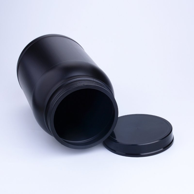 3L Empty HDPE Plastic Protein Powder Jar with Lid for Supplement Bottle Packaging