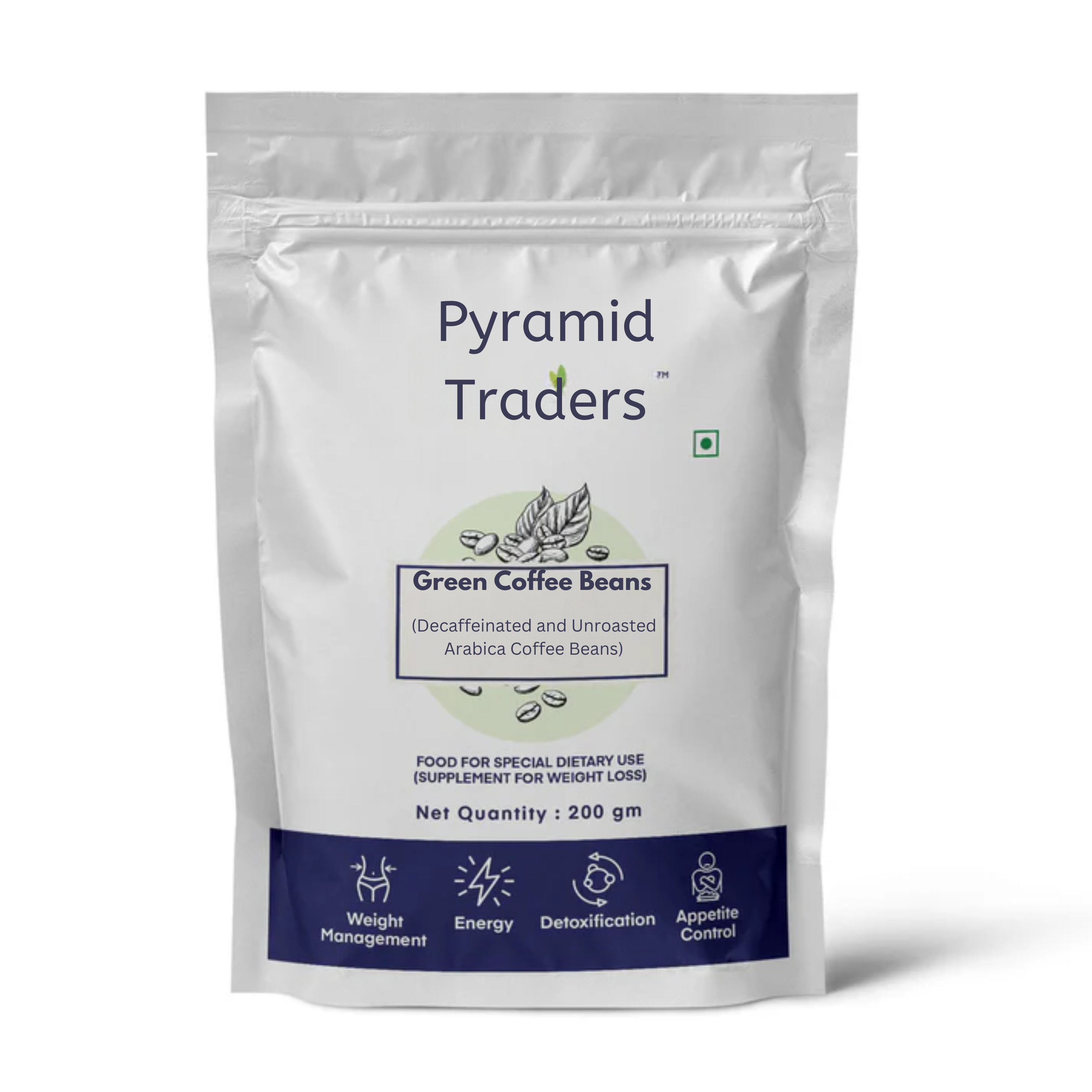 Green Coffe Beans 200 Gram Boost Metabolism Increase Fat Burning Capacity Natural Antioxidant Detoxify Body And Boost Immunity