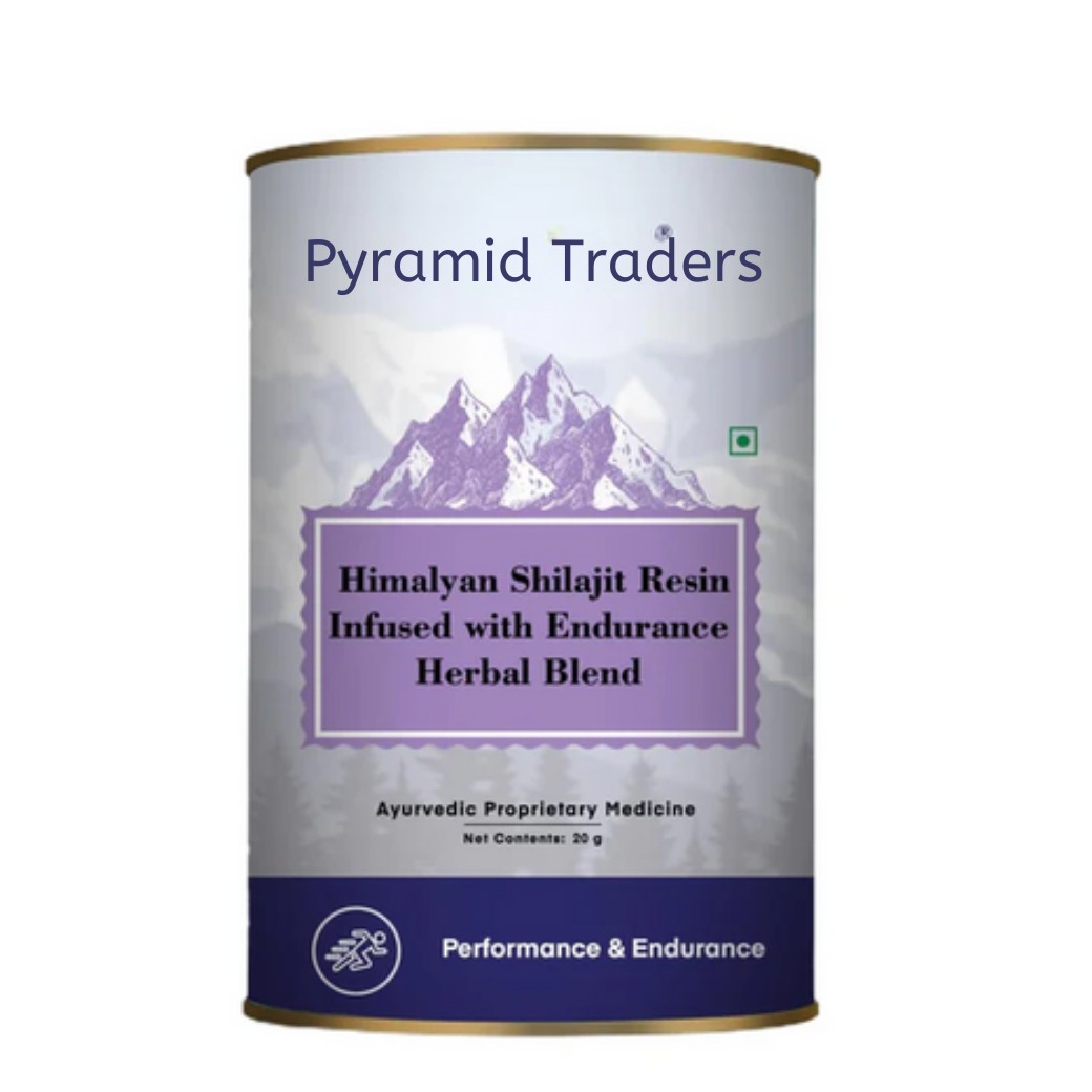 Himalayan Shilajit Resin Infused With Endurance Herbal Blend 20gram Enriched With Fulvic Acid Minerals Ashwagandha Safedmusli