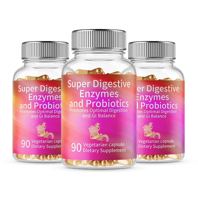 Healthcare Supplement Private Label Cleanse Detox Weight Loss Safe Effective Probiotic Digestive Enzyme Capsules