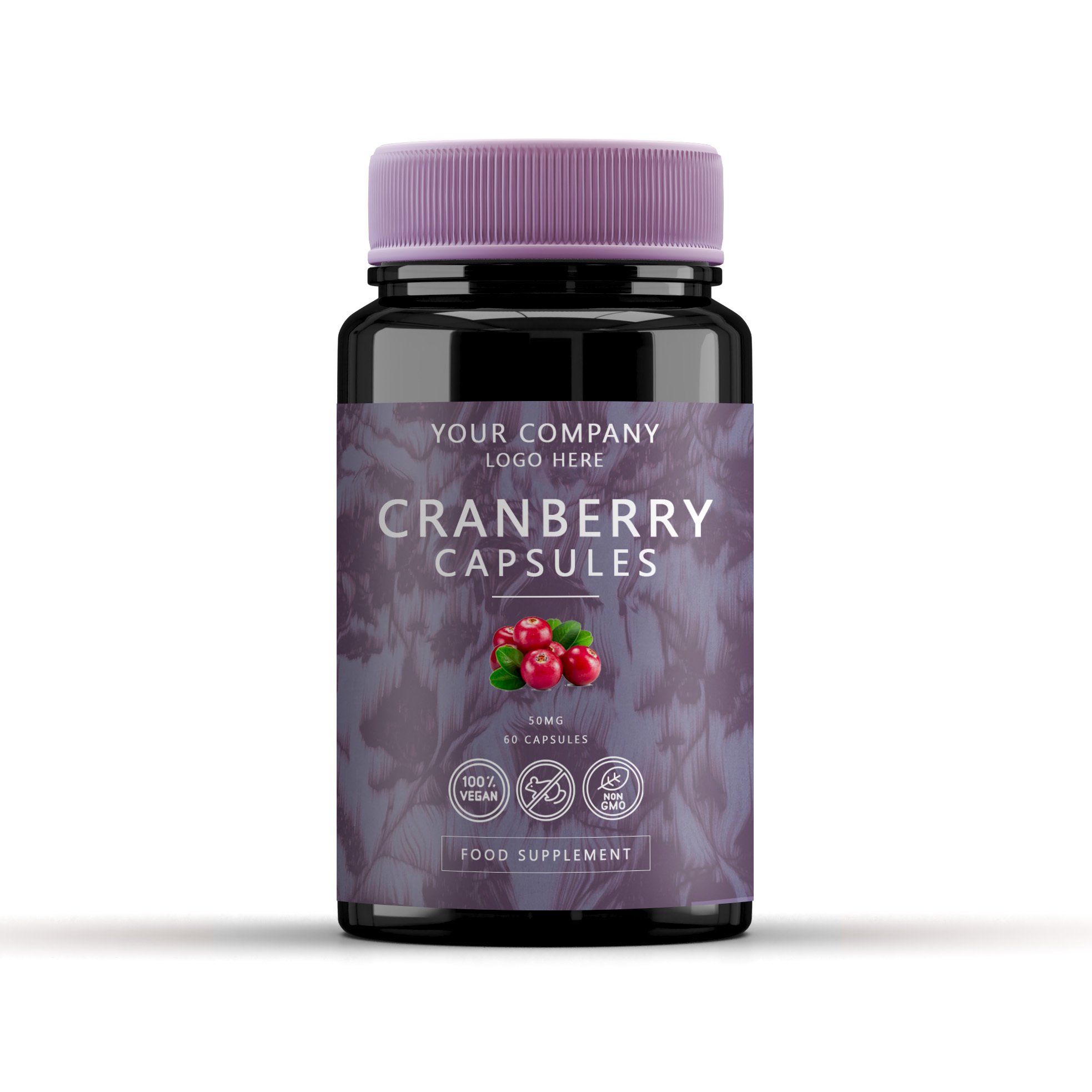 Lifeworth's best-selling sweet cranberry capsules 100% organic fruit extract Trending in 2024 wholesale price for bulk buyer