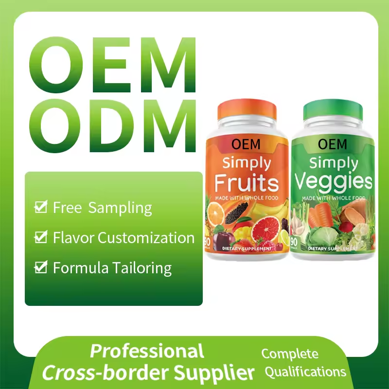 OEM/ODM Healthcare Supplement Fruits and Veggies Supplement Superfood Balance Nature Fruit And Vegetable Capsules