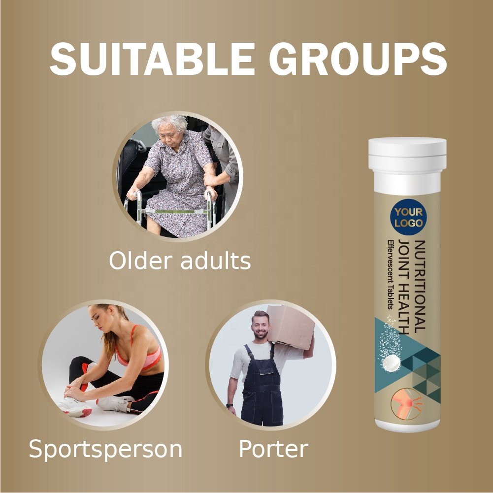 OEM ODM Private label Joint nutrition healthcare supplement effervescent tablets