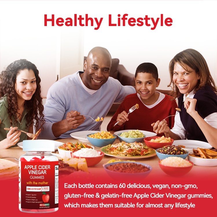 Chinaherbs private label Organic keto Apple Cider Vinegar Gummies detox slimming flat tummy healthcare supplements