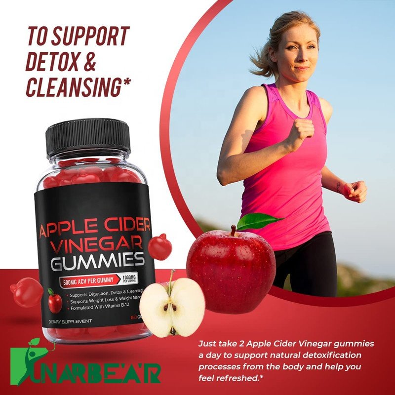 OEM Super Fat Burning Slimming Supplement Supports Digestion Apple Cider Vinegar Gummies