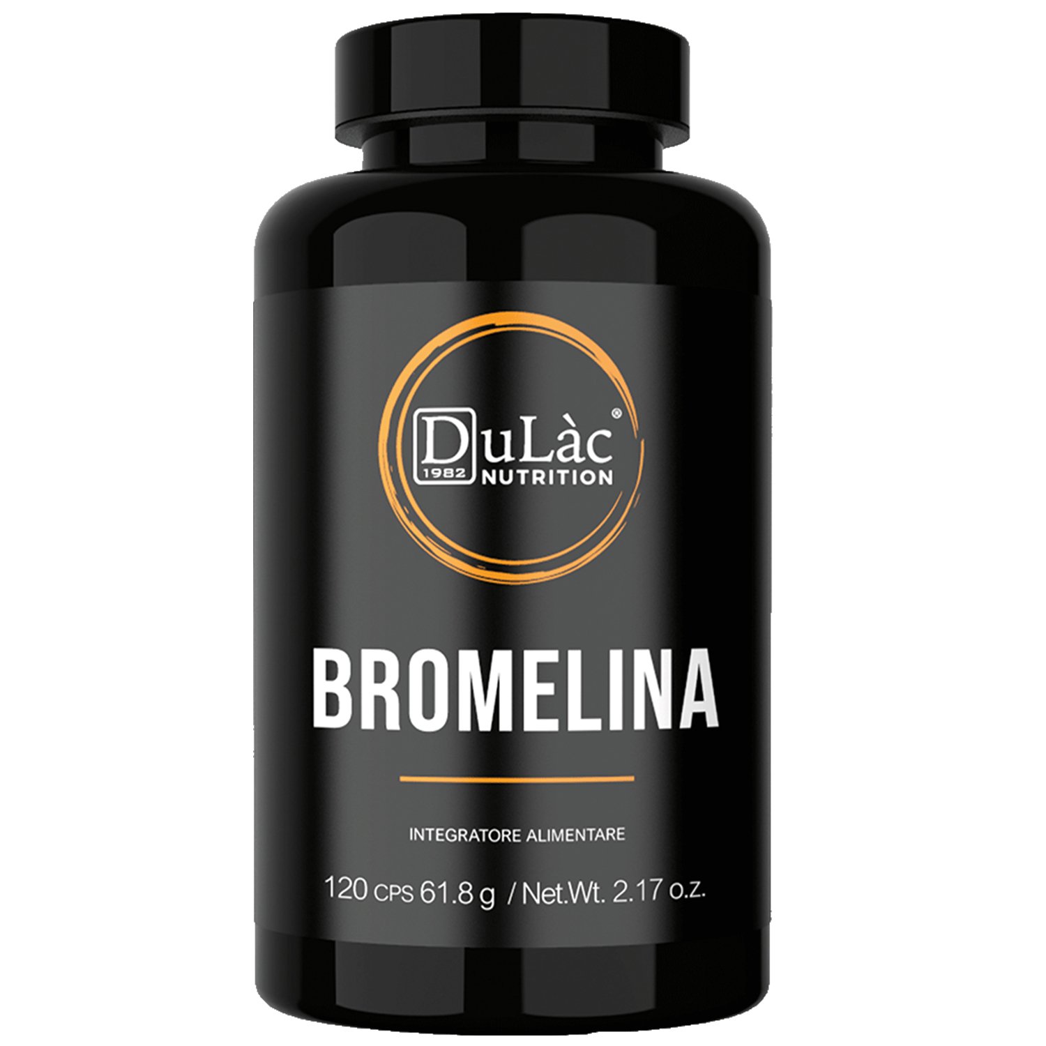 Dulac Farmaceutici Italian Quality Bromelain Supplement 120 Capsules Promote Digestion Dietary Supplement