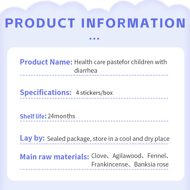 Other health products relieve abdominal pain with herbal medicine extract stickers