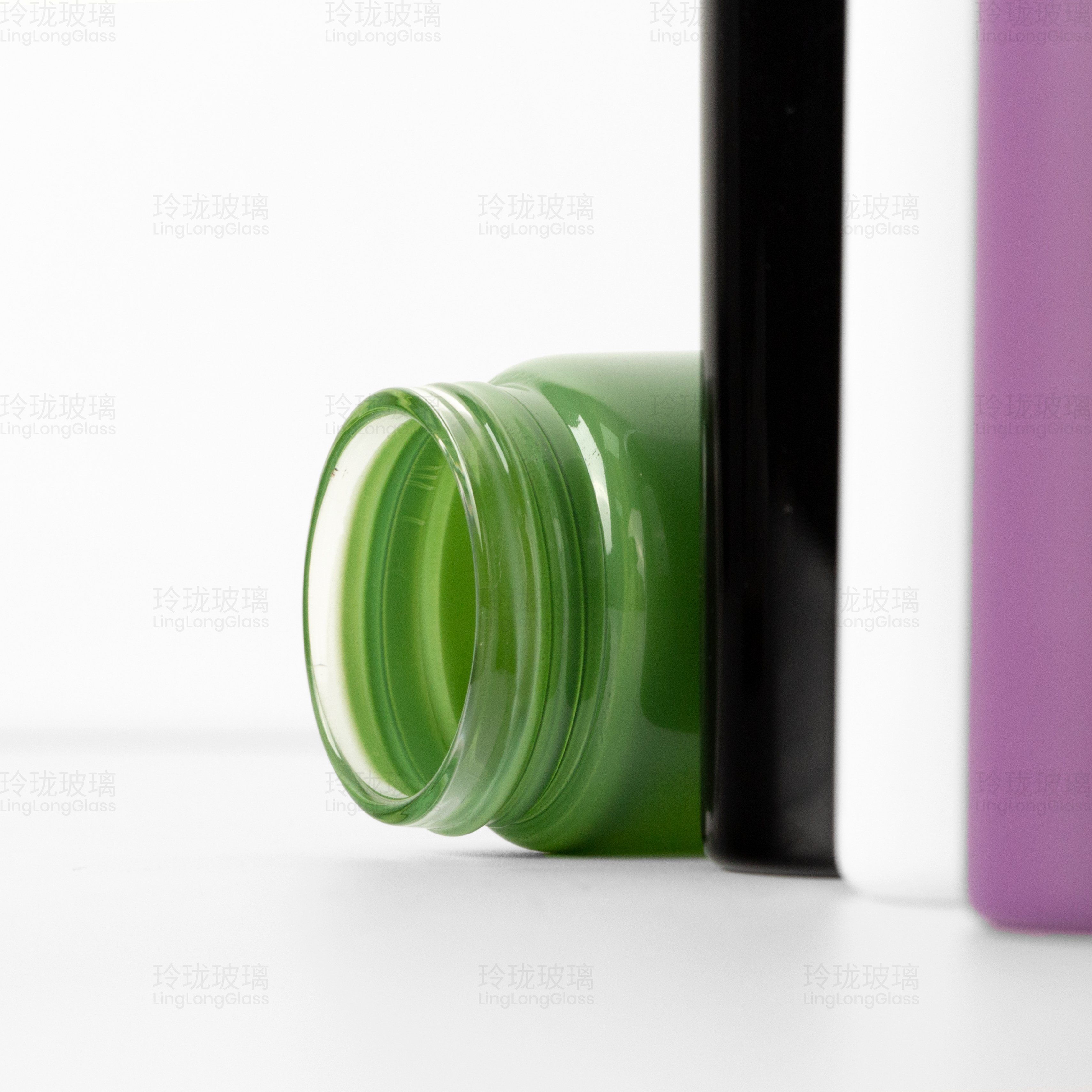 Custom Biodegradable packaging glass Bottle for pill bottle gummy vitamins Healthcare Supplement container